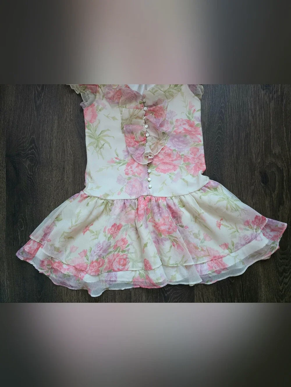 Ralph Lauren dreamy floral chiffon dress